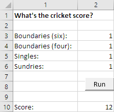 More sample output